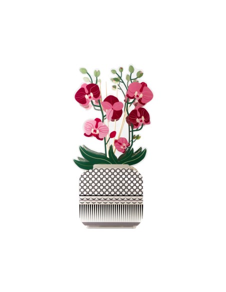 Vesta Home - Livinia Maxi Profumatore Orchidea Rossa 500 Ml·rosso·23,5 X 9,6 X 48,6 H Th. 4 Mm