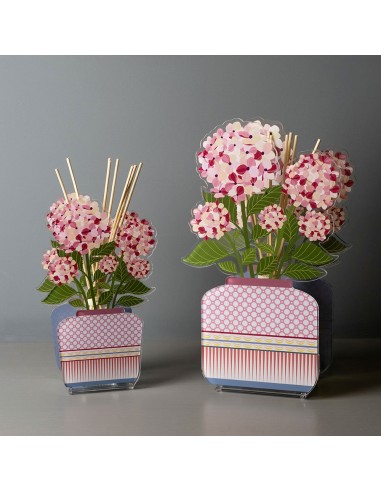 Vesta Home - Profumatore Aurora Piccolo - Ortensia·rosa·13 X 7,5 X 22 H Th. 3 Mm