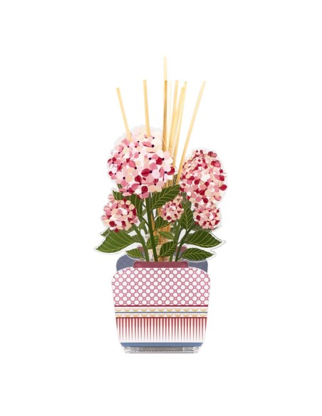 Vesta Home - Profumatore Aurora Piccolo - Ortensia·rosa·13 X 7,5 X 22 H Th. 3 Mm