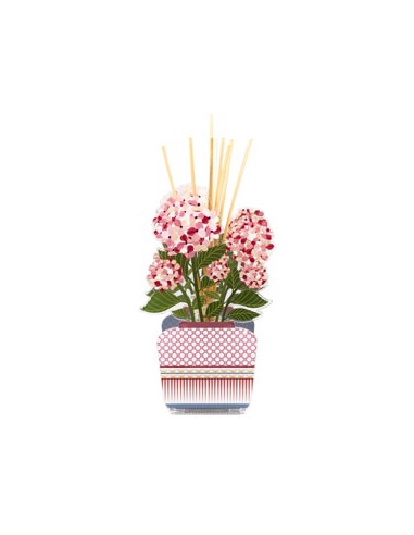 Vesta Home - Profumatore Aurora Piccolo - Ortensia·rosa·13 X 7,5 X 22 H Th. 3 Mm