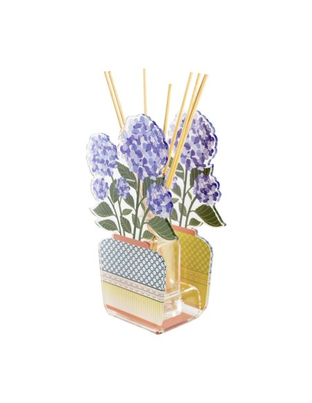 Vesta Home - Profumatore Aurora Piccolo - Ortensia·blu·13 X 7,5 X 22 H Th. 3 Mm
