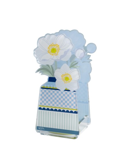 Vesta Home - Mini Profumatore Aria·celeste·7 X 5,5 X 14 H Cm Th. 3 Mm