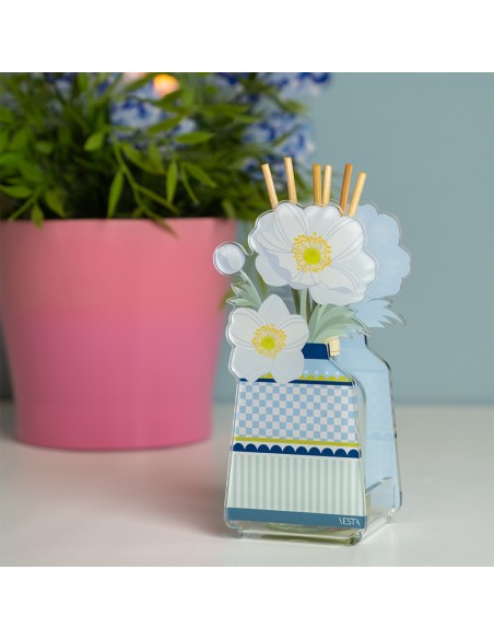 Vesta Home - Mini Profumatore Aria·celeste·7 X 5,5 X 14 H Cm Th. 3 Mm
