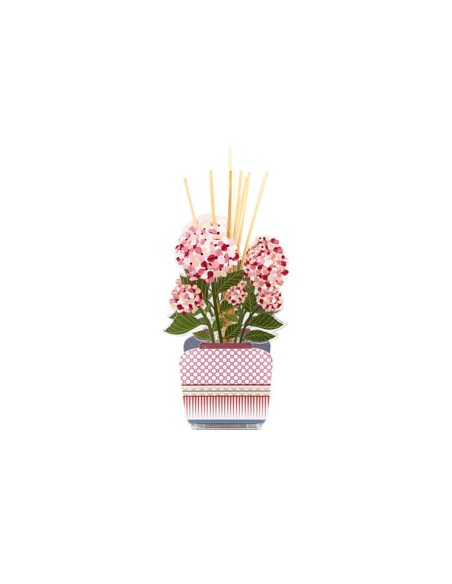Vesta Home - Profumatore Aurora Grande - Ortensia·rosa·17,5 X 9,5 X 30 H Th. 3 Mm