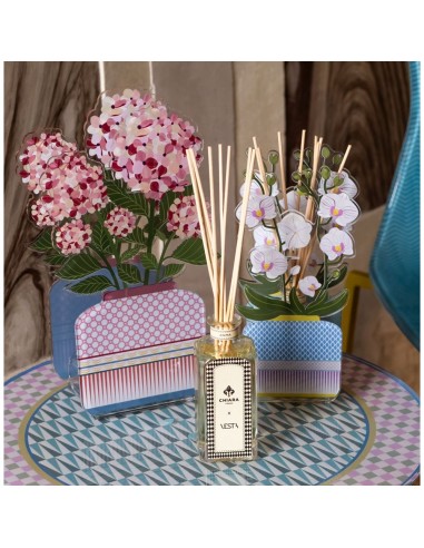 Vesta Home - Profumatore Aurora Grande - Ortensia·rosa·17,5 X 9,5 X 30 H Th. 3 Mm