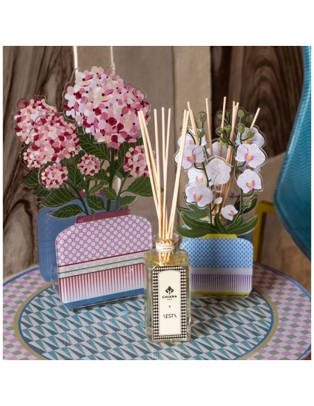 Vesta Home - Profumatore Aurora Grande - Ortensia·rosa·17,5 X 9,5 X 30 H Th. 3 Mm