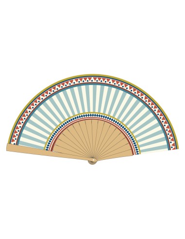 Vesta Home - Ventaglio Venere Kit 6 Pz·celeste·42 X 23 H Cm