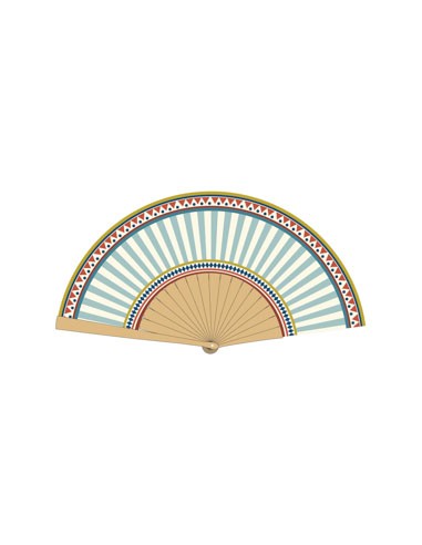 Vesta Home - Ventaglio Venere Kit 6 Pz·celeste·42 X 23 H Cm