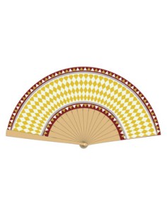 Vesta Home - Ventaglio Venere Kit 6 Pz·bianco/giallo·42 X 23 H Cm 2