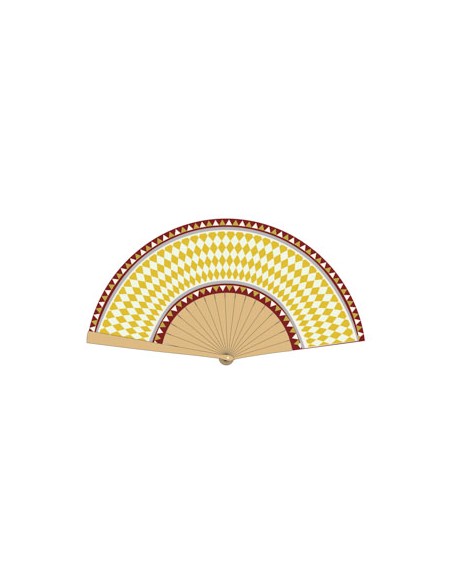Vesta Home - Ventaglio Venere Kit 6 Pz·bianco/giallo·42 X 23 H Cm