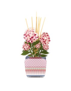 Vesta Home - Profumatore Aurora Grande - Ortensia·rosa·17,5 X 9,5 X 30 H Th. 3 Mm