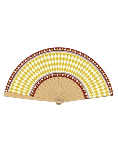 Vesta Home - Ventaglio Venere Kit 6 Pz·bianco/giallo·42 X 23 H Cm