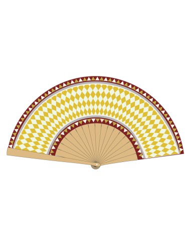 Vesta Home - Ventaglio Venere Kit 6 Pz·bianco/giallo·42 X 23 H Cm