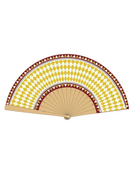 Vesta Home - Ventaglio Venere Kit 6 Pz·bianco/giallo·42 X 23 H Cm