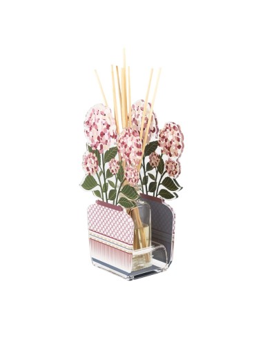 Vesta Home - Profumatore Aurora Grande - Ortensia·rosa·17,5 X 9,5 X 30 H Th. 3 Mm