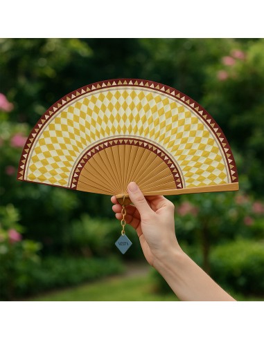 Vesta Home - Ventaglio Venere Kit 6 Pz·bianco/giallo·42 X 23 H Cm