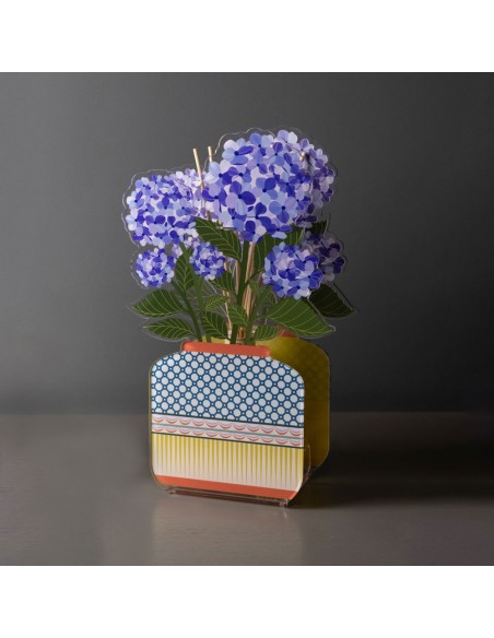 Vesta Home - Profumatore Aurora Grande - Ortensia·blu·17,5 X 9,5 X 30 H Th. 3 Mm