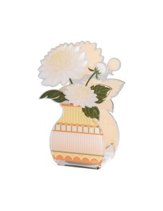 Vesta Home - Mini Profumatore Dalia·giallo·8,5 X 5,5 X 14 H Cm Th. 3 Mm 2