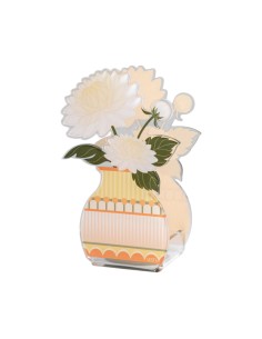 Vesta Home - Mini Profumatore Dalia·giallo·8,5 X 5,5 X 14 H Cm Th. 3 Mm