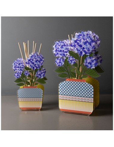 Vesta Home - Profumatore Aurora Grande - Ortensia·blu·17,5 X 9,5 X 30 H Th. 3 Mm