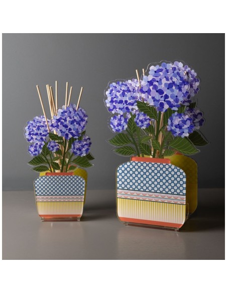 Vesta Home - Profumatore Aurora Grande - Ortensia·blu·17,5 X 9,5 X 30 H Th. 3 Mm