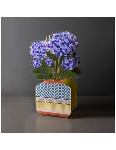 Vesta Home - Profumatore Aurora Grande - Ortensia·blu·17,5 X 9,5 X 30 H Th. 3 Mm