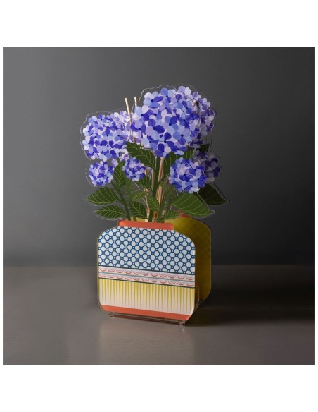 Vesta Home - Profumatore Aurora Grande - Ortensia·blu·17,5 X 9,5 X 30 H Th. 3 Mm