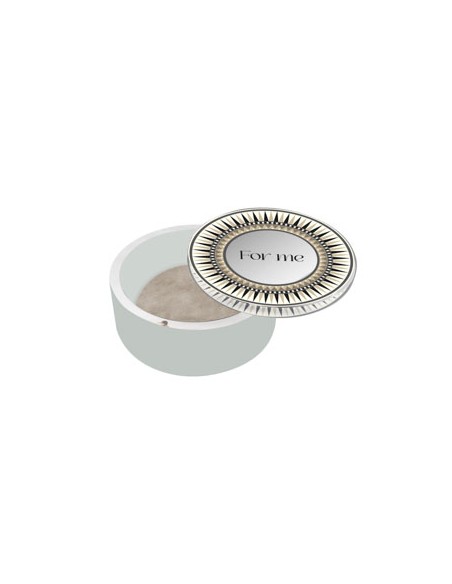 Vesta Home - Happy Beauty - Portagioie Rotondo Grande·tortora·ø14 X 6 H Cm Th. 10 Mm Mirror: Ø73,5 Mm