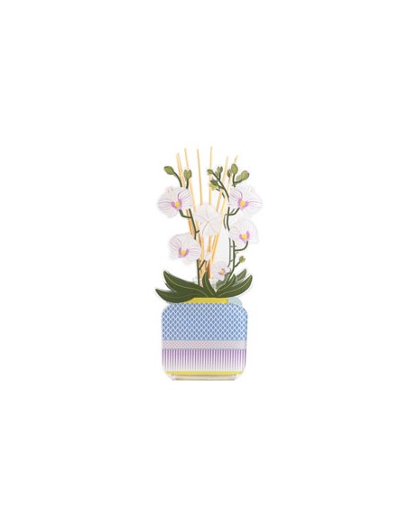 Vesta Home - Profumatore Livinia Grande - Orchidea·bianco·17,5 X 9,5 X 33 H Th. 3 Mm