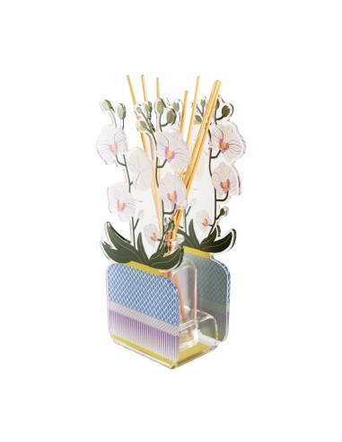 Vesta Home - Profumatore Livinia Grande - Orchidea·bianco·17,5 X 9,5 X 33 H Th. 3 Mm