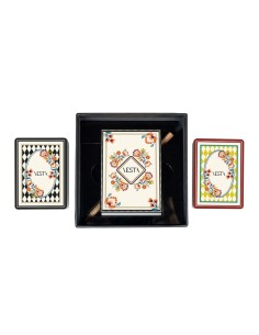 Vesta Home - Carte da Gioco - Passatempo·multicolor·cards: 6,4 X 8,8 Cm Notebook: 7,5 X 10,5 Cm Pencil: 16 H Cm 2