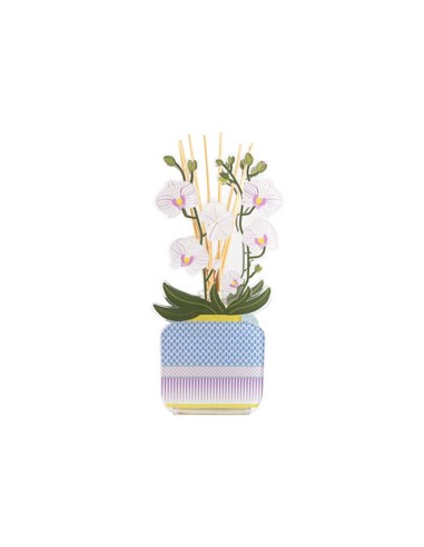 Vesta Home - Profumatore Livinia Piccolo - Orchidea·bianco·11 X 7,5 X 24 H Th. 3 Mm