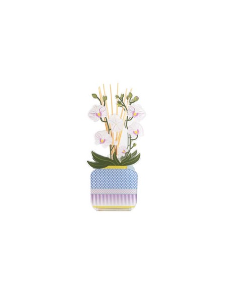 Vesta Home - Profumatore Livinia Piccolo - Orchidea·bianco·11 X 7,5 X 24 H Th. 3 Mm
