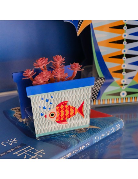 Vesta Home - Portavaso Joy - Special Moments - Kit 6 Pz·pesce·10 X 7,1 X 10 H Cm Th. 3 Mm