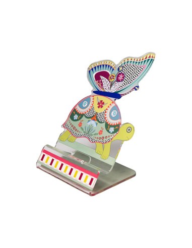 Vesta Home - Happy Phone - Tartaruga·tartaruga·10 X 8 X 16 H Cm Th. 3 Mm