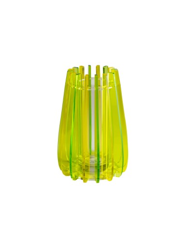 Vesta Home - Vaso Piccolo Iride·verde·ø15 X 24 H Cm Th.5 Mm Inner Vase Ø8 X 20 H Cm