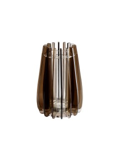 Vesta Home - Vaso Piccolo Iride·marrone·ø15 X 24 H Cm Th.5 Mm Inner Vase Ø8 X 20 H Cm