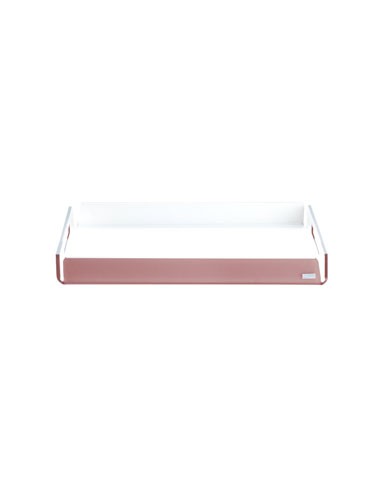 Vesta Home - Vassoio Piccolo Like Water·rosa Cipria Monosatinato·32 X 22 X 3,5 H Th. 5 Mm