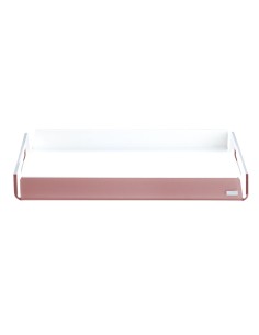 Vesta Home - Vassoio Piccolo Like Water·rosa Cipria Monosatinato·32 X 22 X 3,5 H Th. 5 Mm