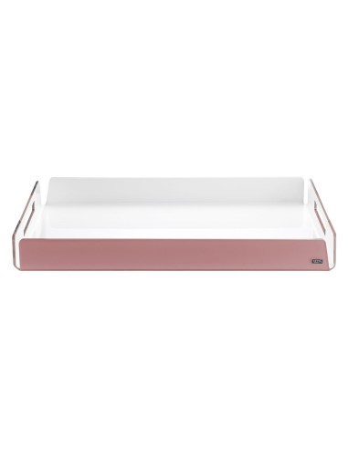 Vesta Home - Vassoio Grande Like Water·rosa Cipria Monosatinato·45 X 31 X 5 H Th. 5 Mm