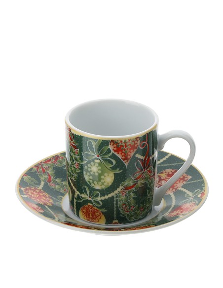Hervit - Box 6 Tazzine Caffe' Porcellana 9x5cm