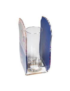 Vesta Home - Vaso Bucarest Piccolo·deva·16,5 X 11 X 25 H Th. 5 Mm Glass Vase Ø8 X 20 H 2