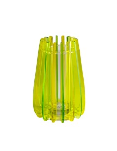 Vesta Home - Vaso Grande Iride·verde·ø20 X 33 H Cm Th. 5 Mm Inner Vase Ø12 X 30 H Cm
