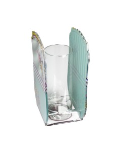 Vesta Home - Vaso Bucarest Grande·danubio·23,1 X 15 X 35 H Th. 5 Mm Glass Vase Ø12 X 30 H 2