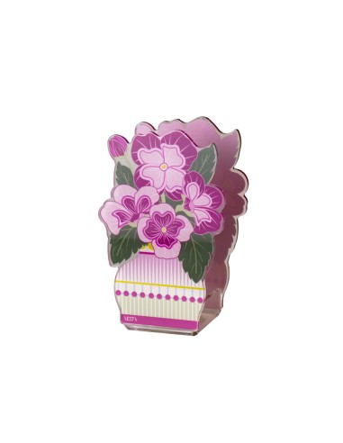 Vesta Home - Mini Profumatore Primula·fuxia·8,5 X 5,5 X 14 H Cm Th. 3 Mm