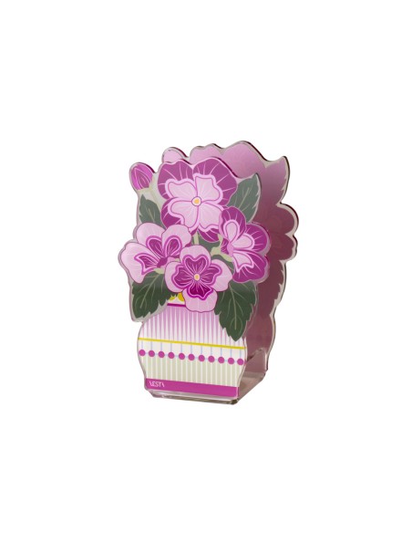 Vesta Home - Mini Profumatore Primula·fuxia·8,5 X 5,5 X 14 H Cm Th. 3 Mm
