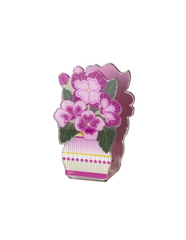 Vesta Home - Mini Profumatore Primula·fuxia·8,5 X 5,5 X 14 H Cm Th. 3 Mm