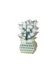 Vesta Home - Mini Profumatore Mughetto - Mary·bianco·8 X 5,5 X 14 H Cm Th. 3 Mm 2