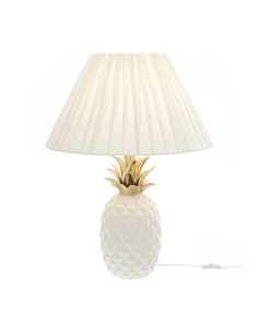 Hervit - Lampada Ananas Gres Bianco 90cm