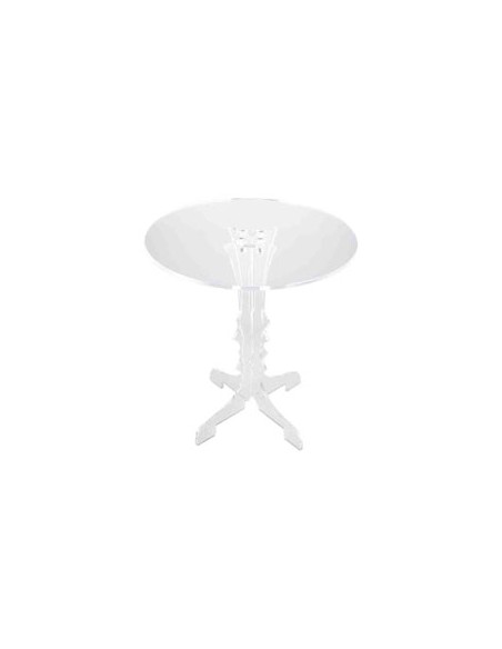 Vesta Home - Tavolino Miami·trasparente·ø45 X 55 H Th. 8 Mm